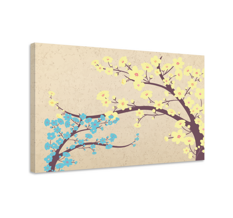 Tableau fleurs et plantes branches en fleurs - TenStickers