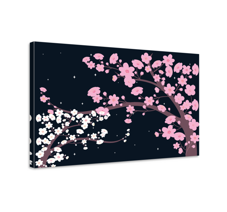 Tableau fleurs et plantes branches de cerisier - TenStickers