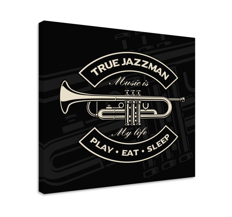 Tableau musique Vrai jazzman - TenStickers