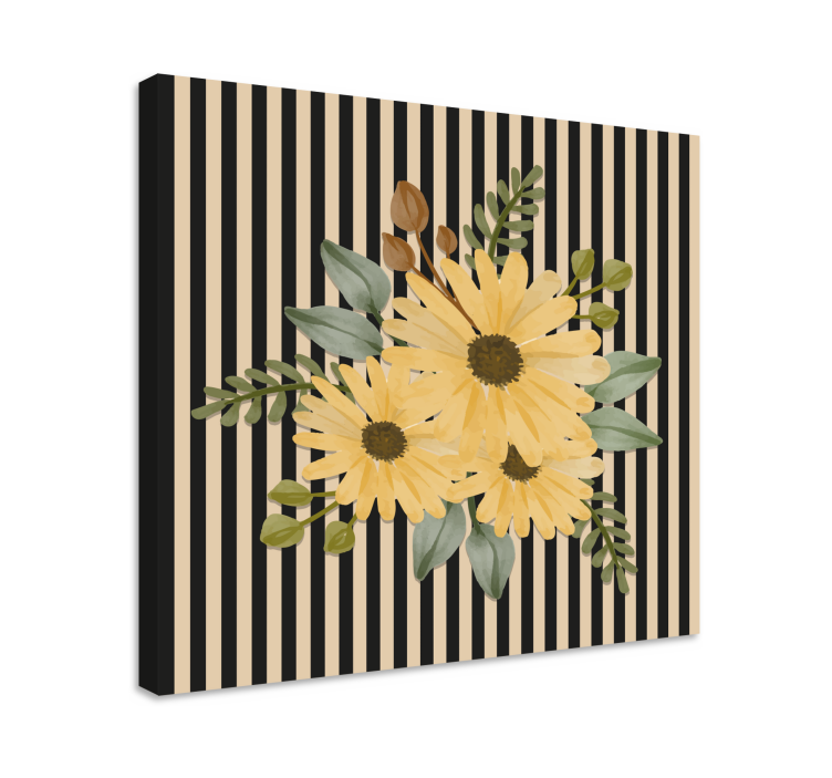 Tableau fleurs et plantes arrangement floral ensoleillé - TenStickers