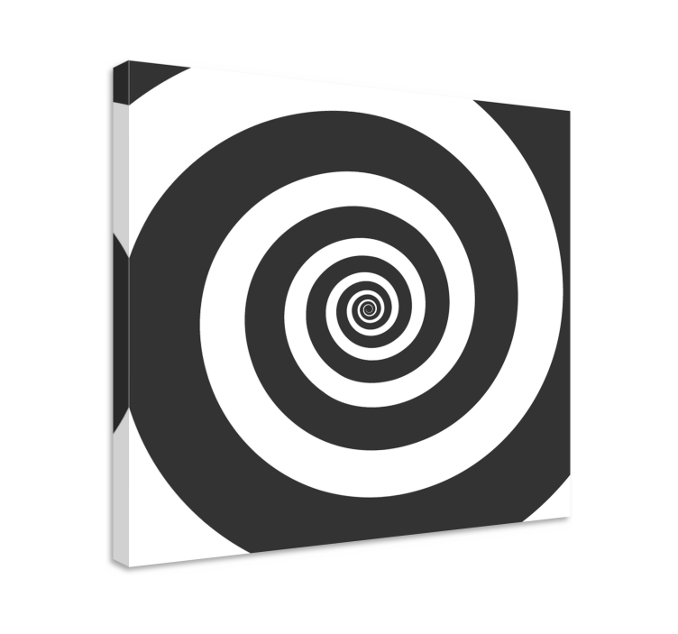 Tableau géométrique motif en spirale - TenStickers