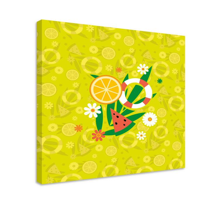 Tableau fruits délice de fruits tropicaux - TenStickers