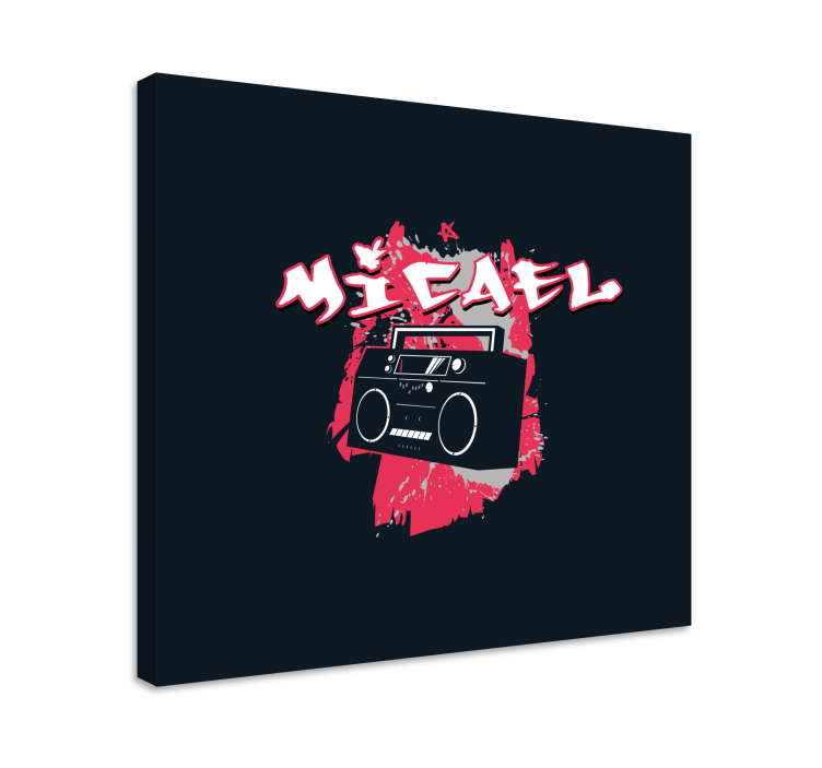 Tableau moderne vibe audio urbain - TenStickers