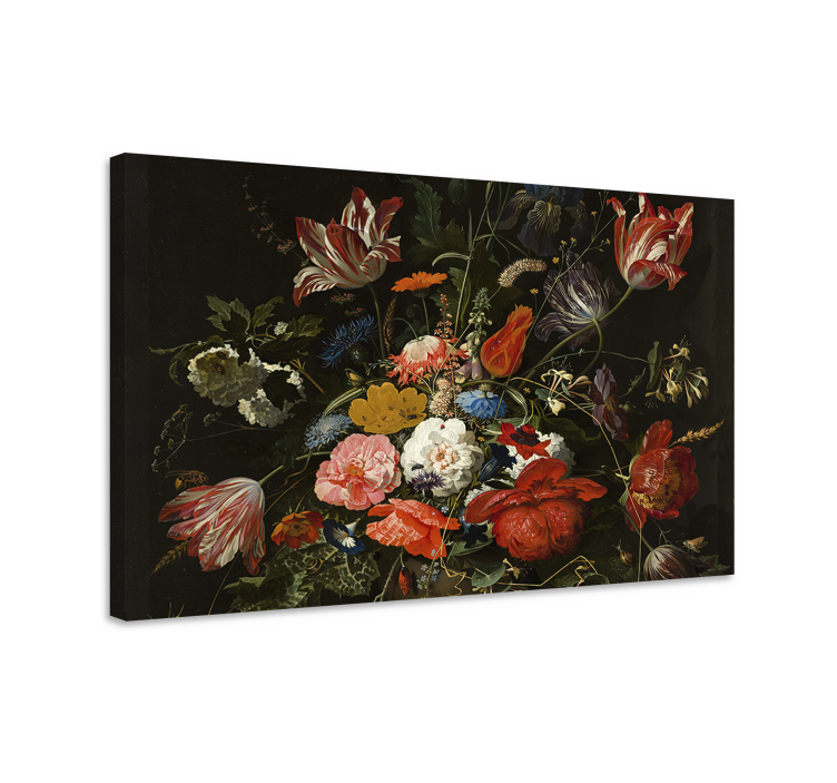 Tableau fleurs et plantes composition de fleurs vives - TenStickers