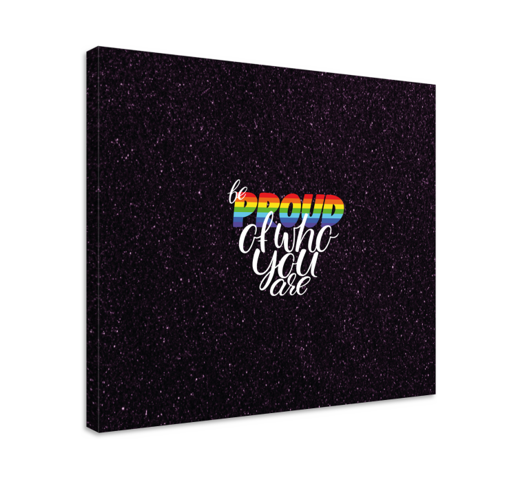 Tableau citation soyez fier affirmation - TenStickers