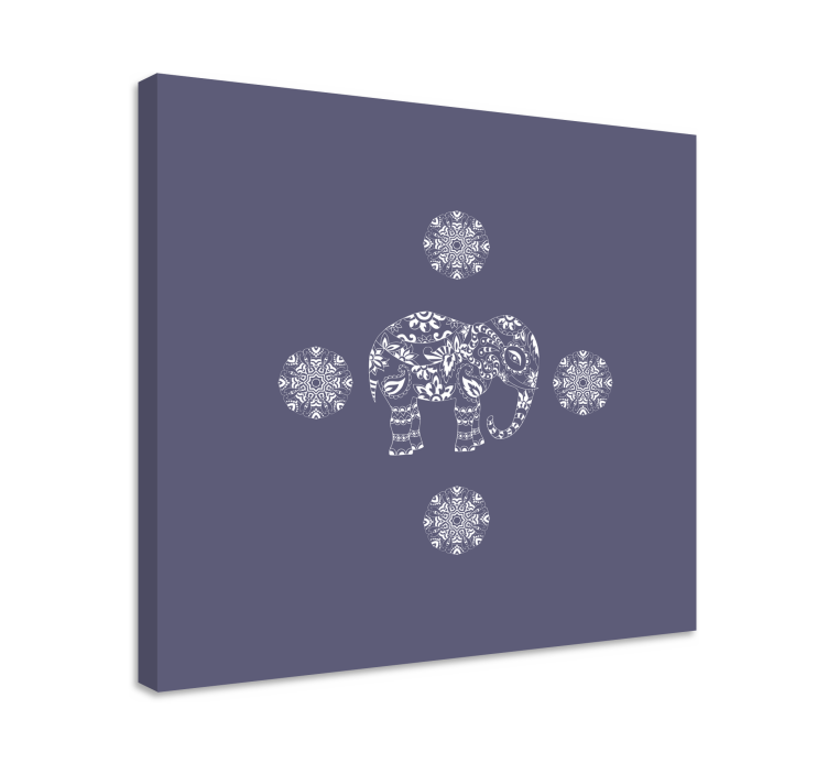Tableau éléphants motif décoratif éléphant - TenStickers