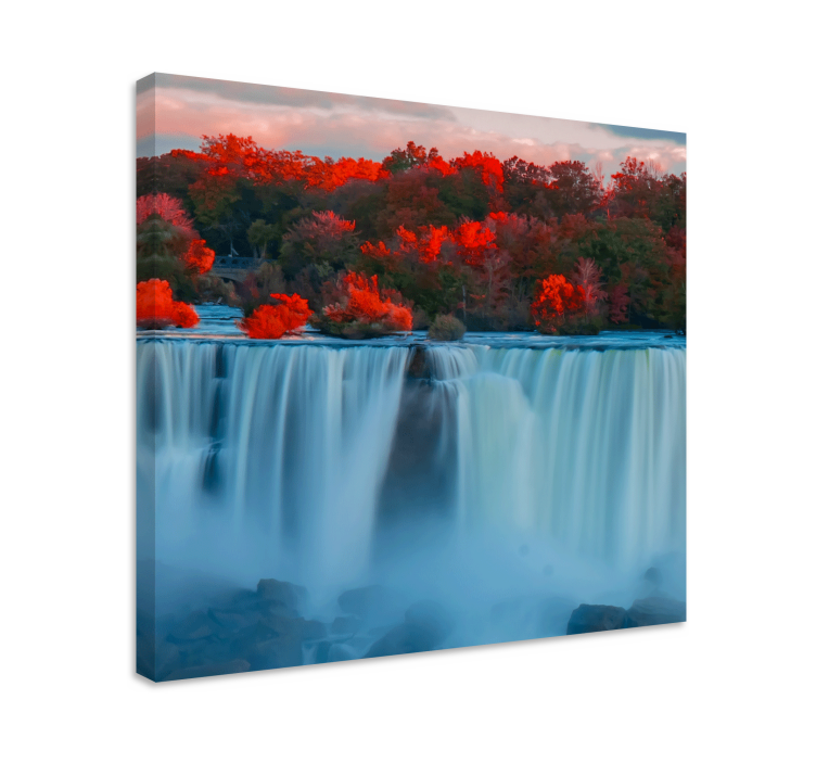 Tableau paysage grande cascade en perspective - TenStickers