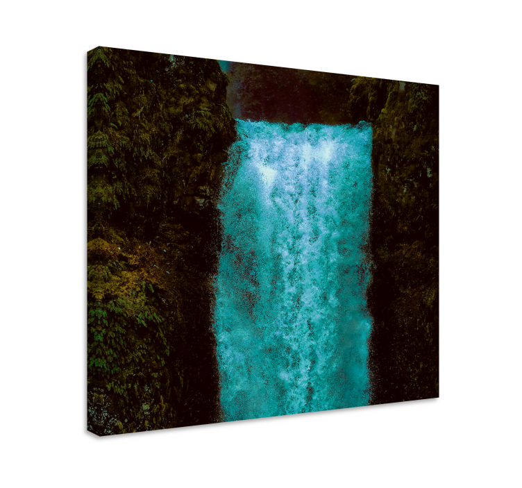 Tableau paysage cascade d'eau majestueuse - TenStickers