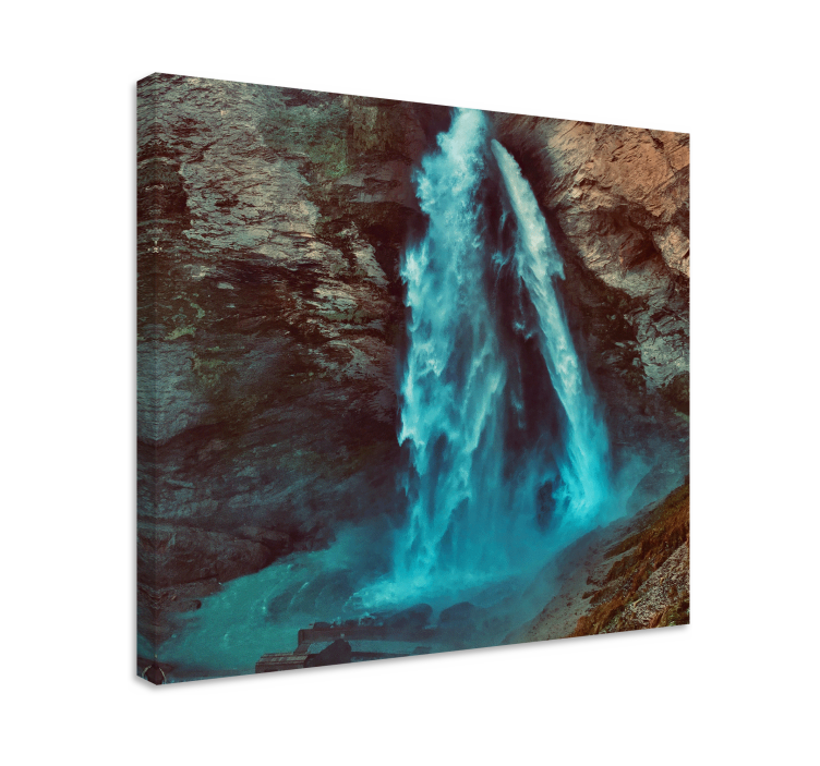Tableau paysage cascade d'eau - TenStickers