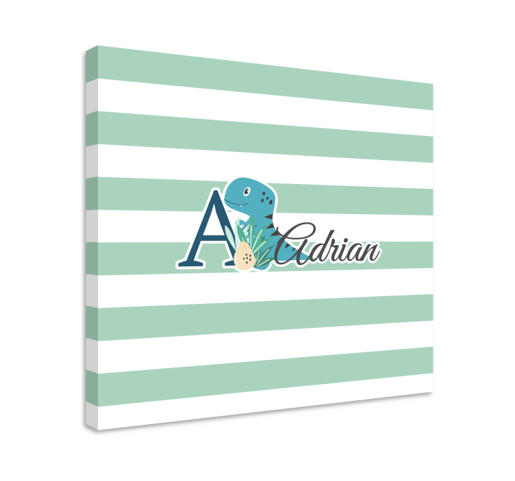 Tableau dinosaures dino ludique d'adrian - TenStickers