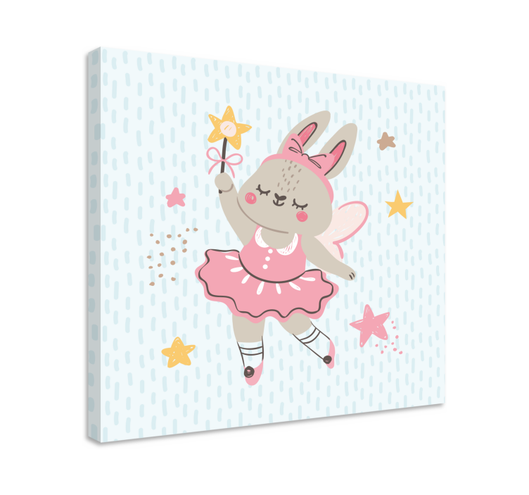 Tableau de personne danseuse de ballet lapin - TenStickers