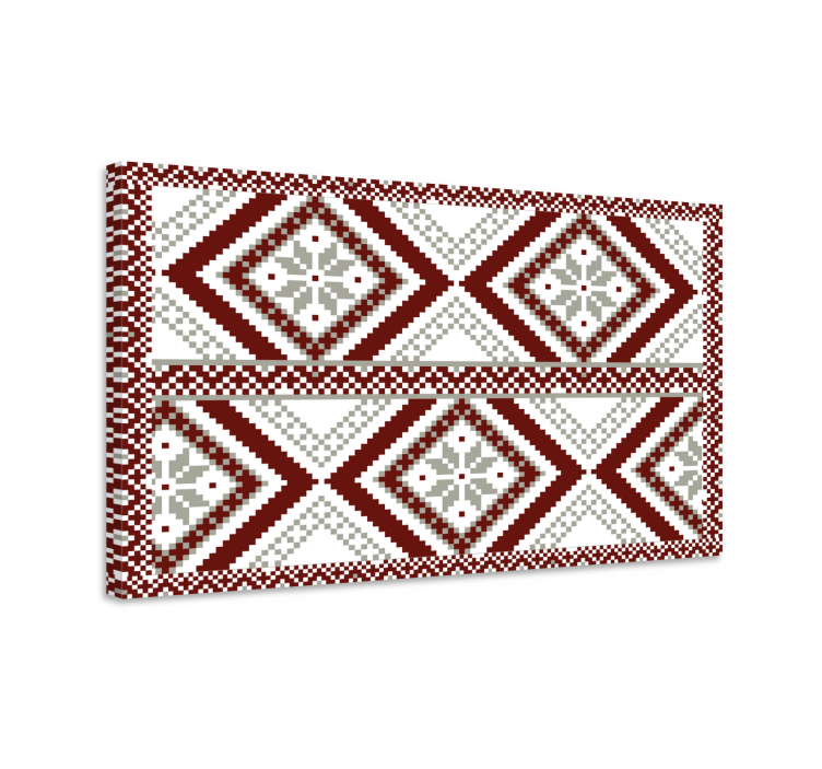 Tableau moderne concept de diamant géométrique - TenStickers