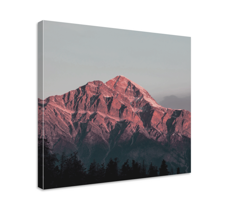 Tableau paysage sommets de montagnes grandioses - TenStickers