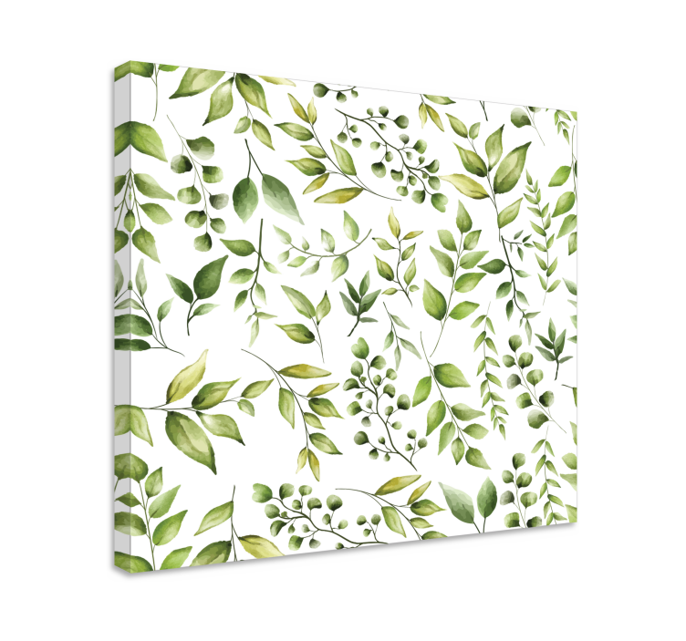 Tableau fleurs et plantes motif verdoyant luxuriant - TenStickers
