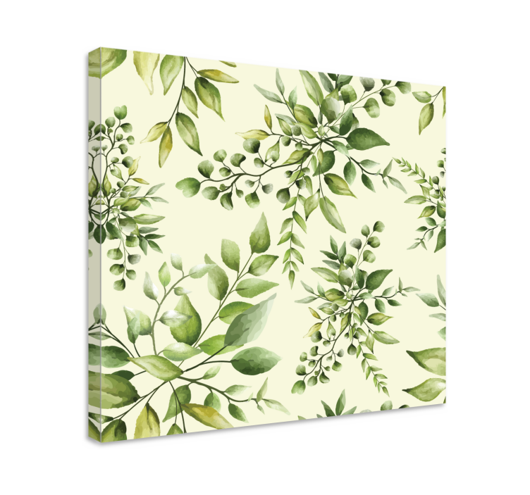 Tableau fleurs et plantes Éclosions de verdure délicates - TenStickers