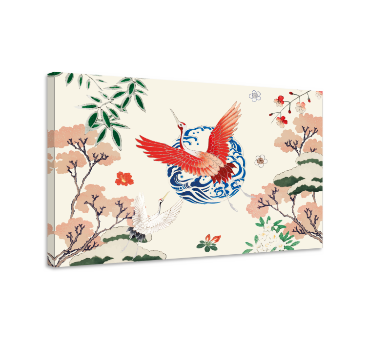 Tableau vintage Chinoiserie - TenStickers
