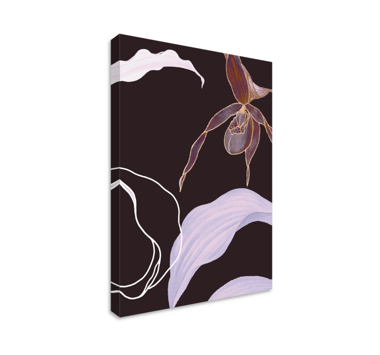 Tableau fleurs et plantes Élégance florale orchidée - TenStickers