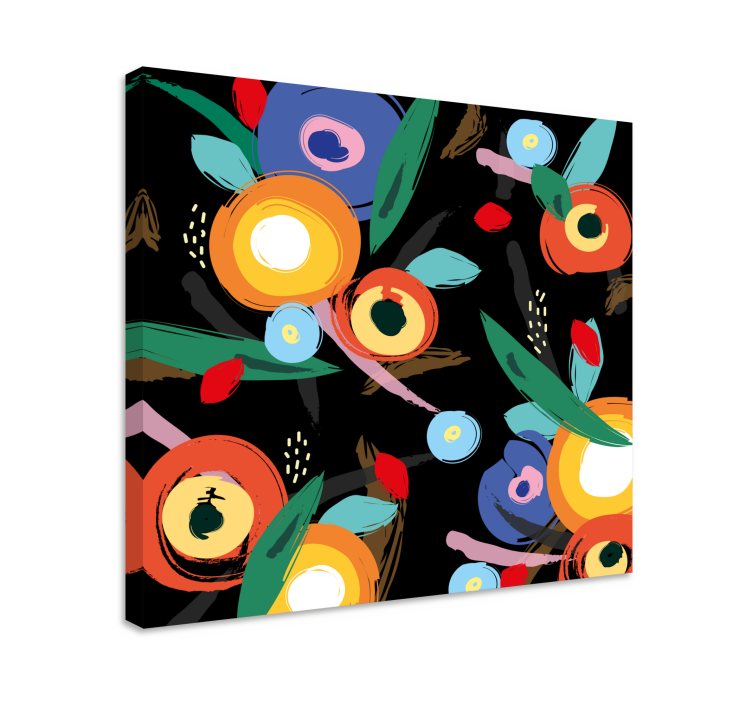 Tableau fleurs et plantes motif botanique vivant - TenStickers