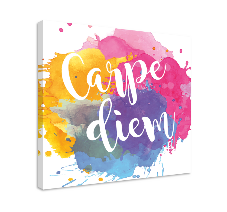 Tableau citation carpe diem art mural décoratif - TenStickers