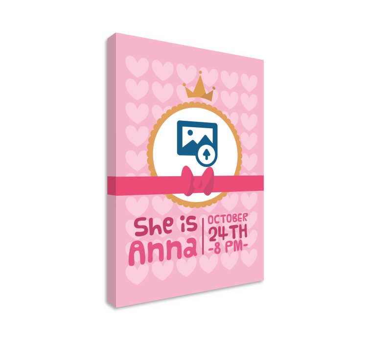 Tableau bébé banderole de fête d'anniversaire - TenStickers