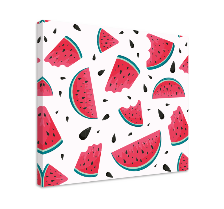 Tableau fruits tranche de pastèque rafraîchissante - TenStickers