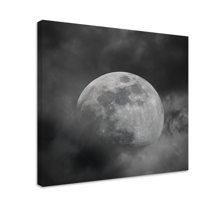 Tableau ornemental nuages lunaires mystérieux - TenStickers