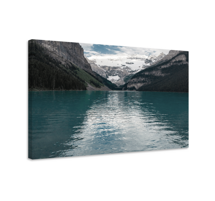 Tableau paysage lac de montagne serein - TenStickers