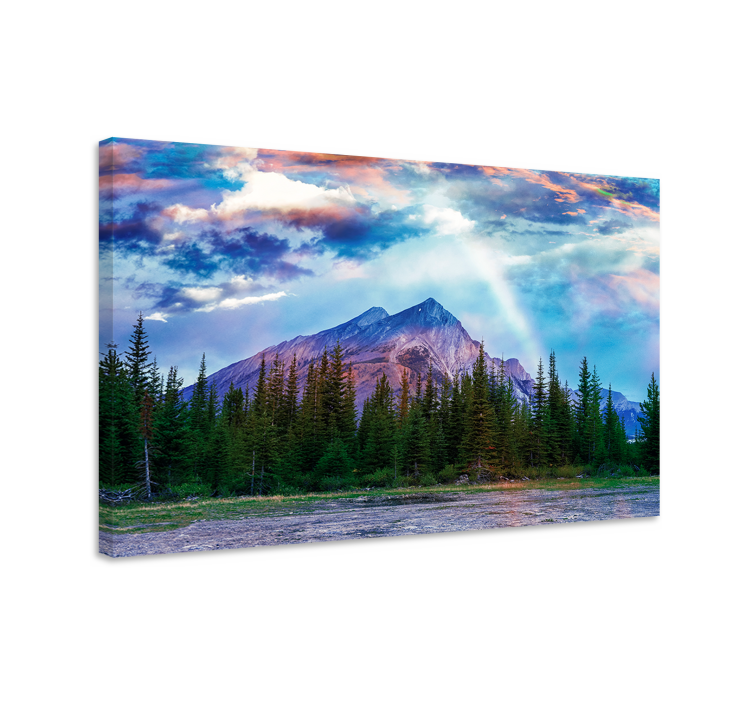 Tableau paysage montagne grandeur nature - TenStickers