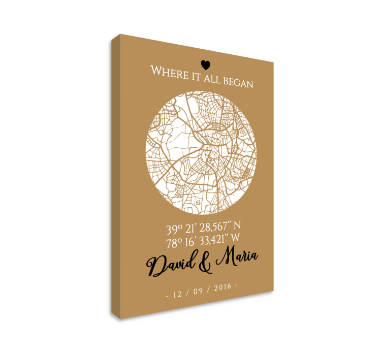 Tableau Là où tout a commencé à personnaliser - TenStickers