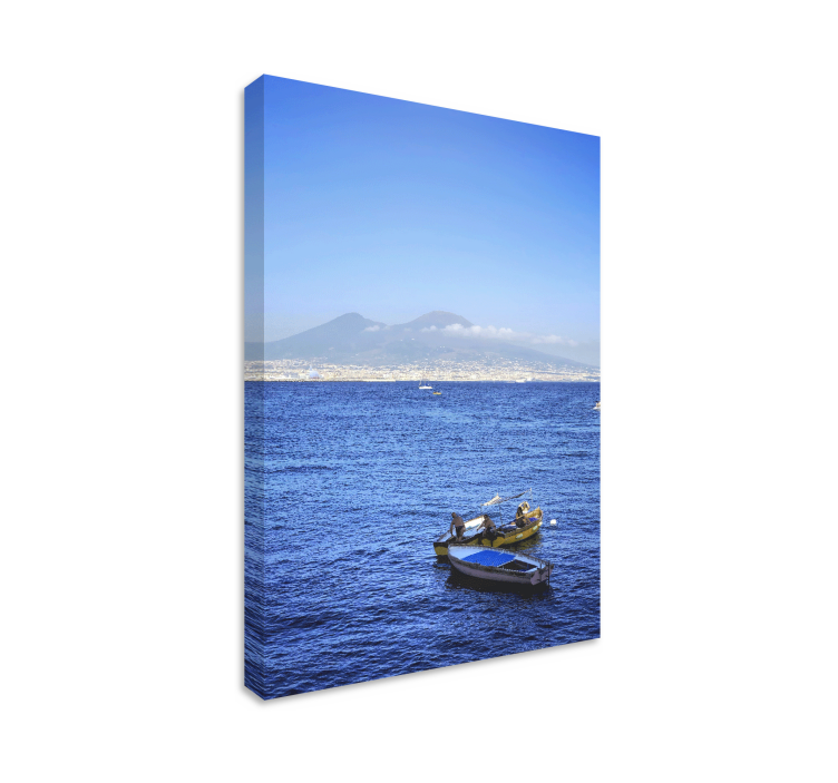 Tableau représentant la ville de Naples - TenStickers