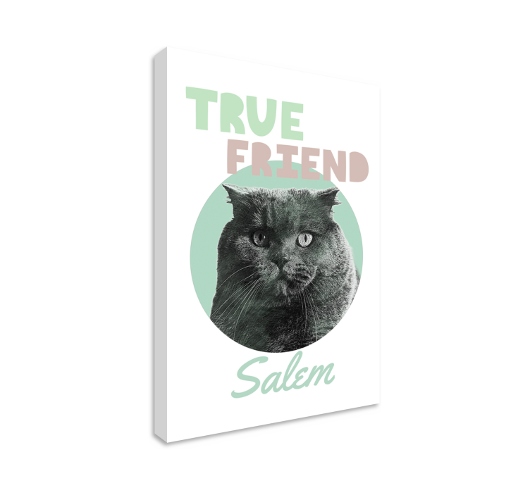 Tableau animal True friend personnalisable - TenStickers