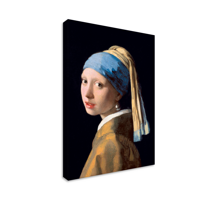 Tableau La Jeune Fille à la perle de Vermeer - TenStickers