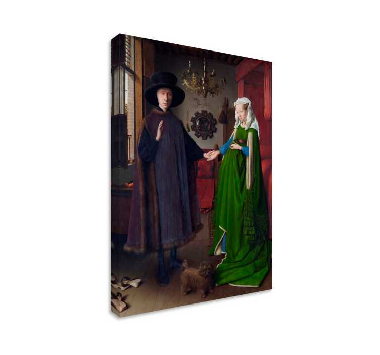 Tableau art Les Époux Arnolfini Jan van Eyck - TenStickers
