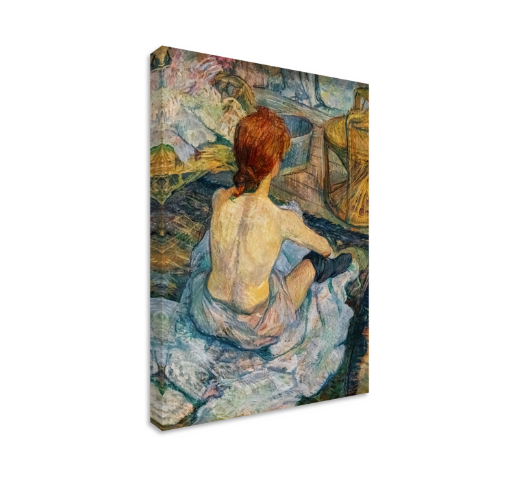 Tableau art la Toilette Toulouse-Lautrec - TenStickers
