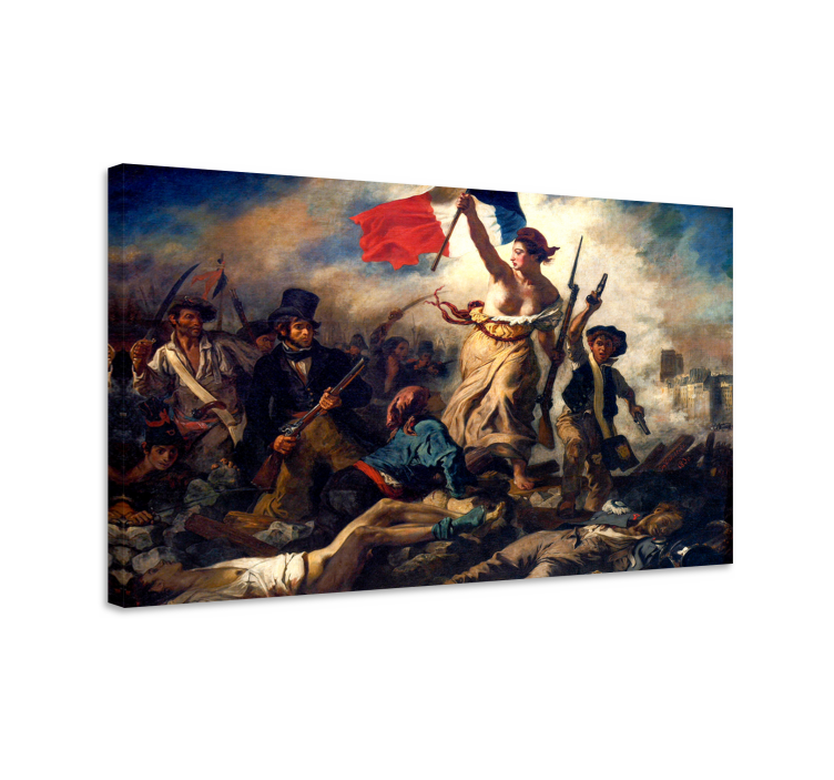 Tableau art la Liberté Guide le Peuple - TenStickers