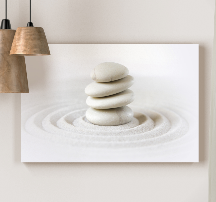Tableau Pile de pierres zen - TenStickers