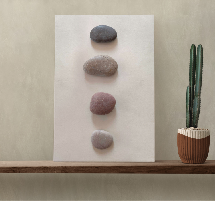 Tableau zen pierres de plage - TenStickers