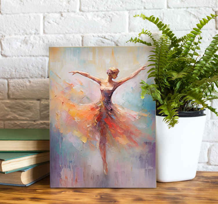 Tableau art danseuse de ballet - TenStickers