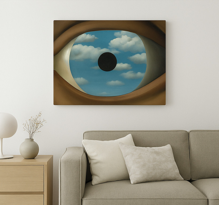 Tableau art le faux miroir - TenStickers