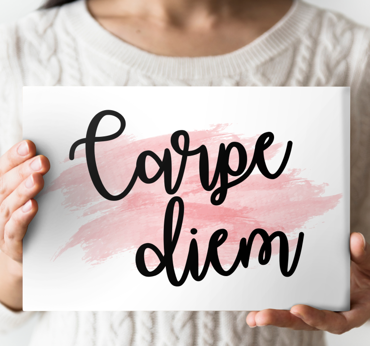 Tableau citation carpe diem inspiration au quotidien - TenStickers