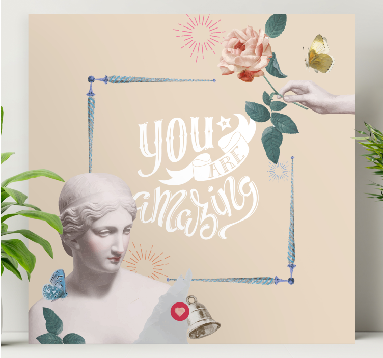 Tableau citation vous êtes incroyable - TenStickers