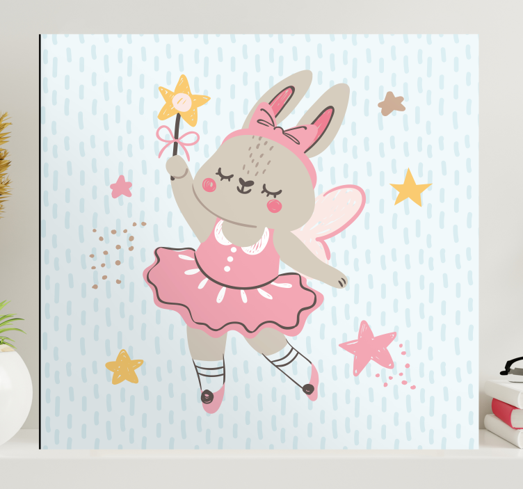 Tableau de personne danseuse de ballet lapin - TenStickers