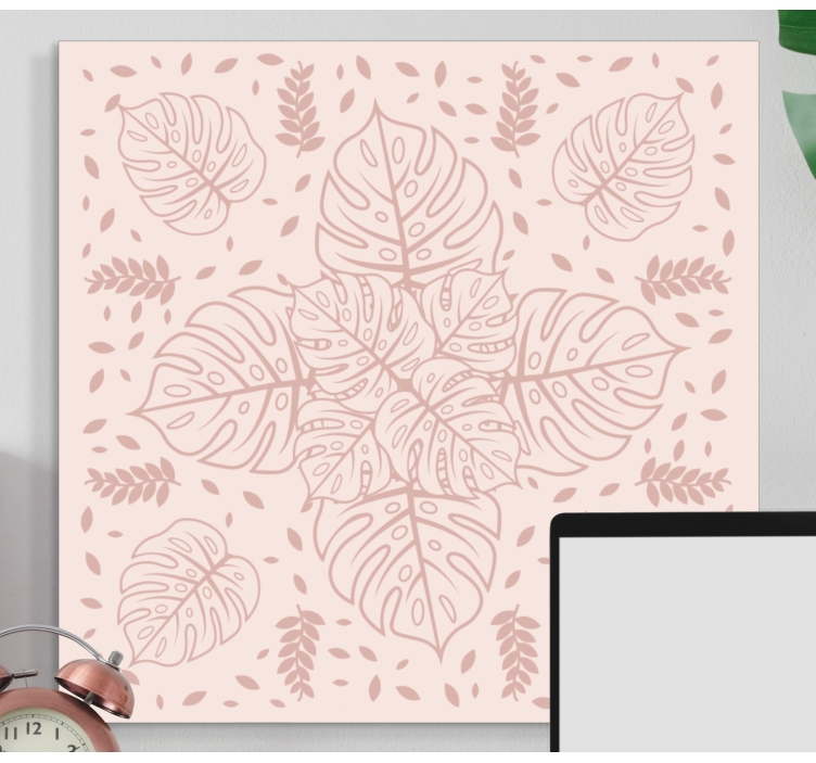 Tableau plantes motif botanique de monstera - TenStickers