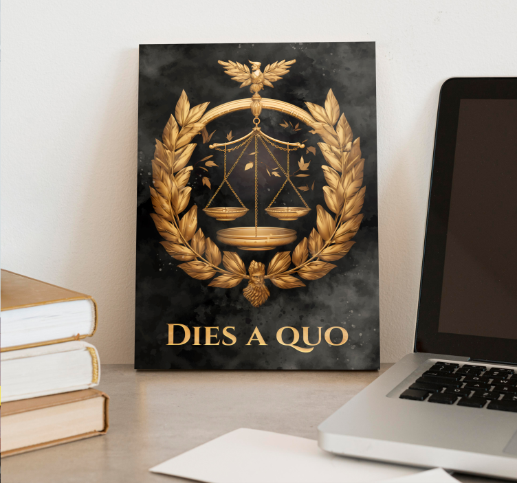 Tableau bureau Équilibre de la justice - TenStickers