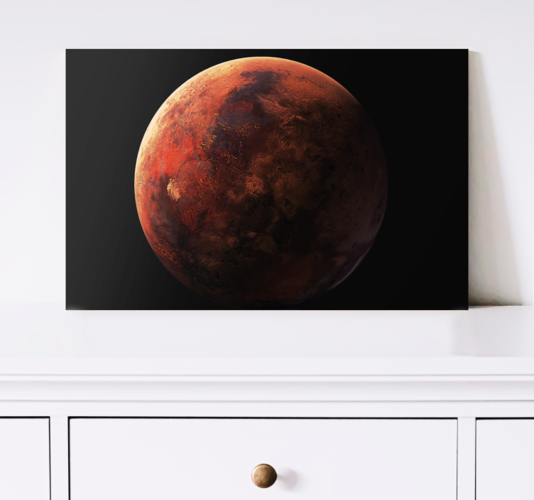 Tableau 3D Mars planète rouge - TenStickers