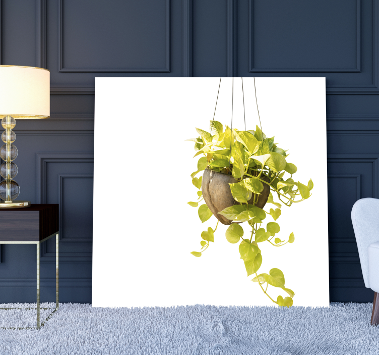 Tableau fleurs et plantes arrangement de verdure suspendu - TenStickers