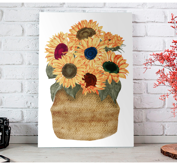 Tableau fleurs et plantes bouquet de tournesols - TenStickers