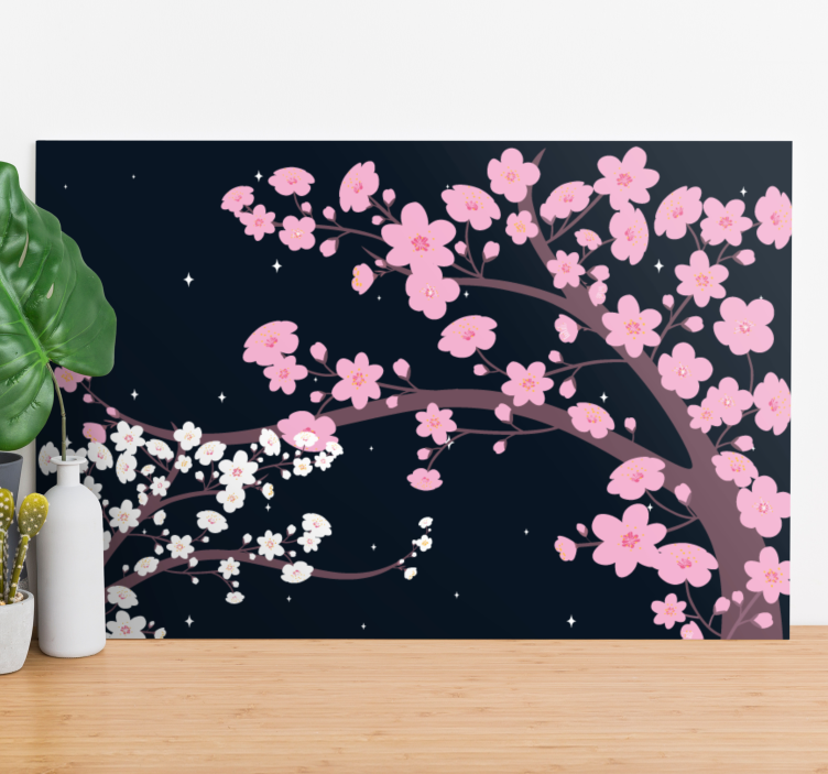 Tableau fleurs et plantes branches de cerisier - TenStickers