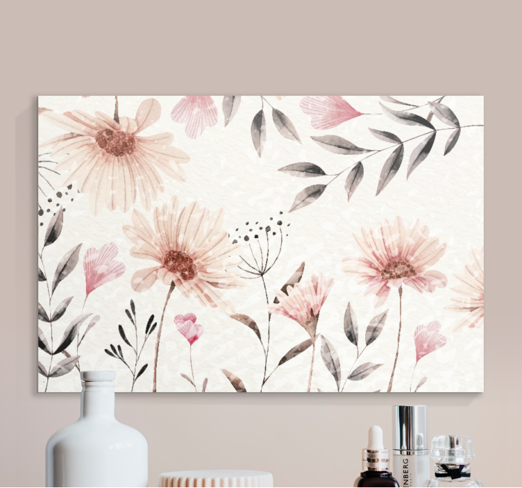 Tableau fleurs et plantes composition Élegante de fleurs - TenStickers