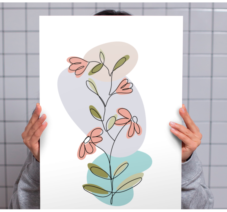 Tableau fleurs et plantes composition florale botanique - TenStickers